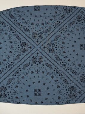 Wild Fable Blue Paisley Tube Top Women's Size L shirt